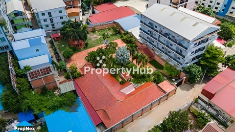 ដីធំស្តងដាភូមិគ្រឹះ និង ខុនដូរ សម្រាប់លក់នៅម្តុំវត្តសន្សំកុសល ក្បែផ្លូវ ២៧១​​ 75