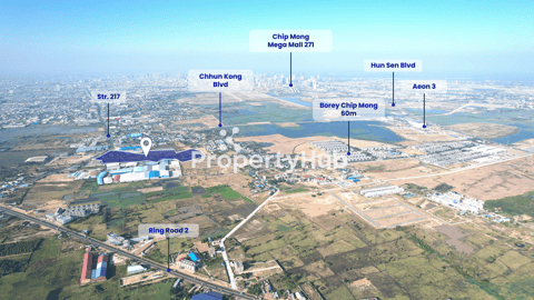 Development Land for Sale near AEON Mall 3, Dangkor District, Phnom Penh