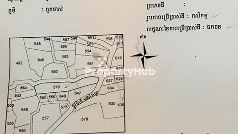 ដីលក់ភូមិពួកចាស់ ស្រុកពួក សៀមរាប