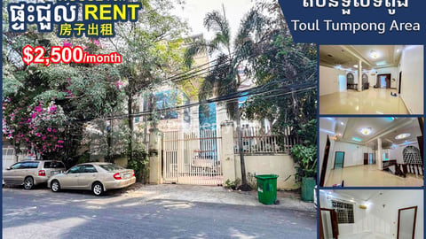Single villa for rent in Toul Tumpong Area