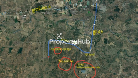 ដីលក់ប្រញ៉ាប់ 42*40 តម្លៃ13$/m2