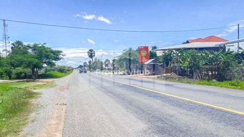 Land for Sale along 30m wide road Kampong Speu Province