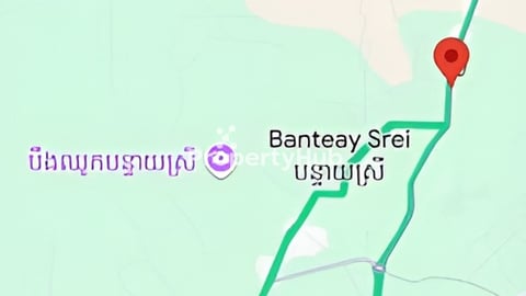 Prime tourism land for sale or rent – National Road 66, Banteay Srei, Siem Reap