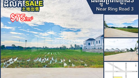 Land for Sale along concrete road, near Ring Road 3
