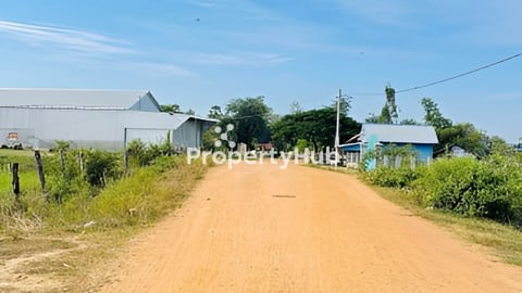 (ម្ចាស់ផ្ទាល់) អាចចរចារ ដីលក់ខាតបន្ទាន់ខ្លាំង 10m x 50m  25km ពីវត្តភ្នំ ជាប់ភ្ន