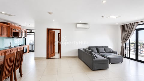 Spacious Two Bedroom with Balcony for Rent near to The Russian Market 