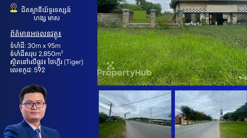 ដីលក់នៅជិតស្ថានីយទូរទស្សន៍ ហង្ស មាស