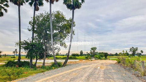 Land for sale along 12m wide road
