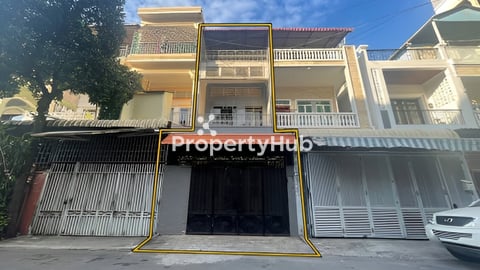 ផ្ទះអាជីវកម្មសម្រាប់លក់ នៅសង្កាត់ទួលទំពូង | Shophouse for Sale in Sangkat Toul T