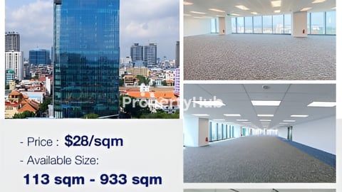 ការិយាល័យជួលកម្រិតA សម្រាប់ជួលនៅដូនពេញ(OF-109)Grade A Office Space for rent at D