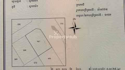 ដីលក់នៅស្វាយប៉ាក​ ឫស្សីកែវ​ ២០x៣០