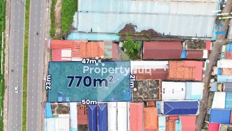 Prime 770 sqm Land for Sale in Prek Leap, Chroy Jongva