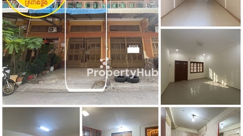 ផ្ទះសម្រាប់ជួល ក្នុងបុរីពិភពថ្មី ផ្សារត្រពាំងថ្លឹង វេងស្រេង