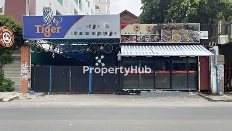 ផ្ទះអាជីវកម្មសម្រាប់ជួល នៅផ្សារដើមថ្កូវ