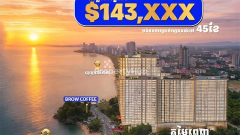 Luxury 3Bed -Sihanouk ville Sea View