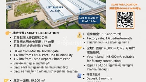  FACTORY   FOR RENT       Price Negotiable", "Contact for Price