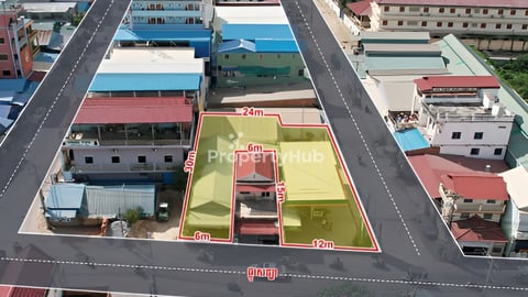 🏘 ដីការ៉ាស់សាំង និងឃ្លាំង(កែង) នៅបណ្តោយផ្លូវសឡា ត្រូវការលក់បន្ទាន់ខ្លាំង