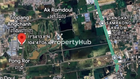 ដីលក់ ទីតាំងល្អ សម្រាប់បើក  អាជីវកម្មបានគ្រប់ប្រភេទ  ផ្លូវចេញចូលងាយស្រួល