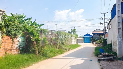 Land for Sale along concrete road, near Prek Ho River & National Road 2