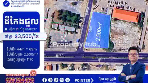 ដីកែងជួលនៅលើផ្លូវ217