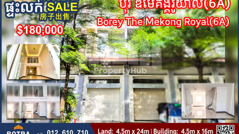 Shophouse for Sale Borey The Mekong Royal(6A)