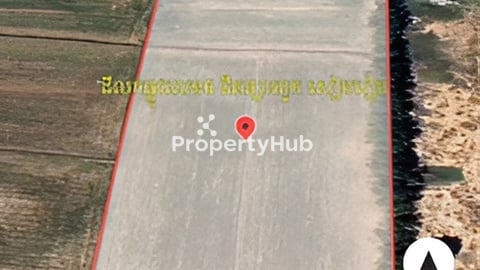 ដីលក់ជាប់ផ្លូវលេខ6 សៀមរាប ជិតផ្សារពួក