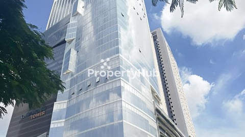 Shared office space for rent.