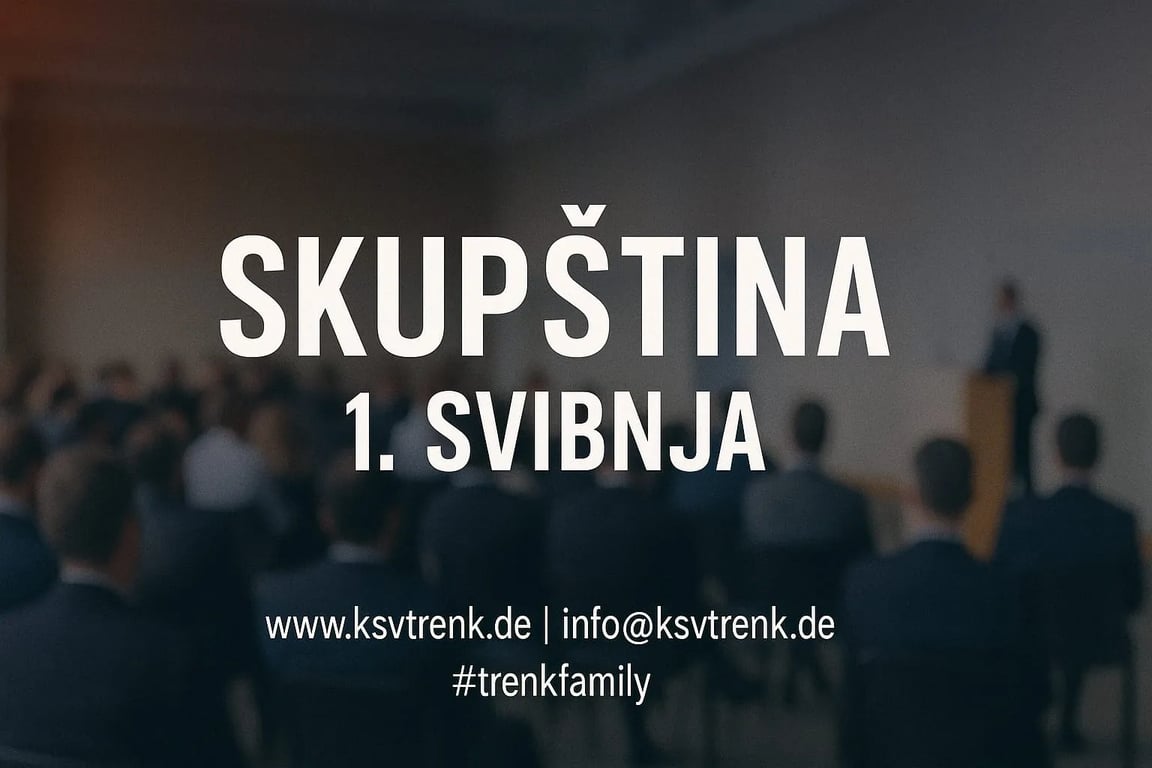 Poziv na redovnu godišnju skupštinu KSV Trenk Augsburg e.V