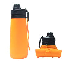 Foldable Silicone Water Bottle, 23 oz.