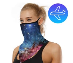 Reusable Face Bandana with Ear Loop