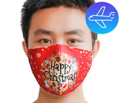 2-Ply Reusable 3D Cotton Face Mask