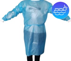 Bodysuit Safety Non Woven L2 Disposable Isolation Gown