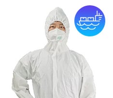 Non-Woven Disposable Bunny Suit - 60gsm