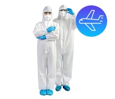 Non-Woven Disposable Bunny Suit - 60gsm