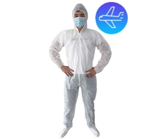 Non-Woven Disposable Bunny Suit - 30gsm