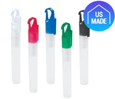 Hand Sanitizer Spray Pen with Carabiner, 0.34 oz.