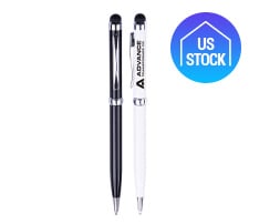 Slim Metal Pen with Stylus