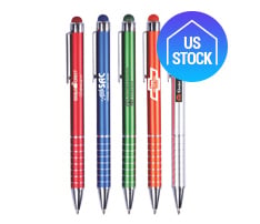 Aluminum Ballpoint Pen with Stylus