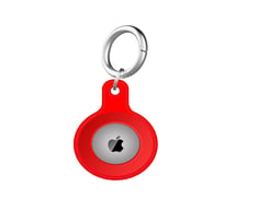 Silicone AirTag Holder with Keyring