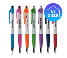 White Barrel Grip Pen