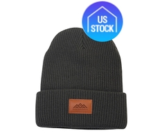 Cuffed Knitted Acrylic Beanie