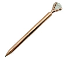 Sleek and Slim Diamond Metal Pen