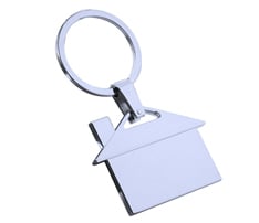 House Metal Keyring