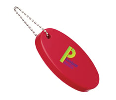 Oval Floater Foam Keychain
