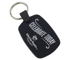 Soft Tag Flexible PVC Keychain