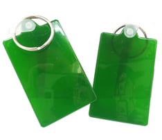 Flexible Soft PVC Keychain with Split Keyring