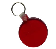 Soft PVC Keyring - Round