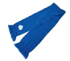 Knitted Acrylic Scarf With Tassel