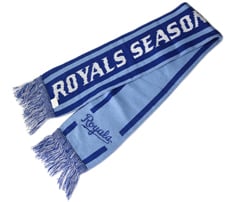 Double-Layered Knitted Acrylic Scarf with Tassel