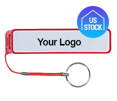 Pocket Power Bank with Keyring - 2200 mAh